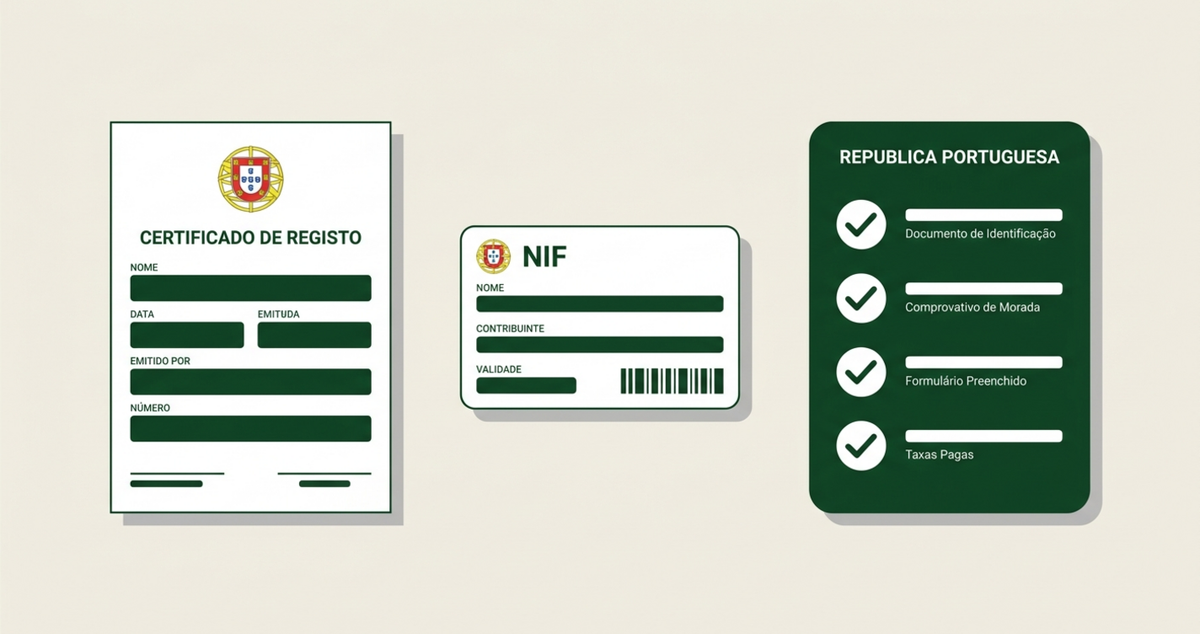 EU citizen Portugal compliance registration checklist illustration