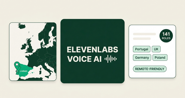 ElevenLabs hiring 141 roles in Europe: Portugal is on the list