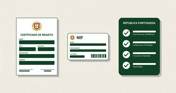 EU citizen Portugal compliance registration checklist illustration
